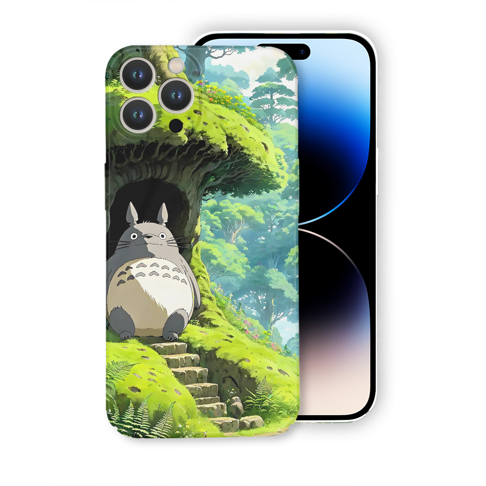 （画像用） となりのトトロ 草壁メイ 草壁サツキ My Neighbor Totoro Satsuki Kusakabe Mei Kusakabe 【iPhone 14シリーズ対応】ハードケース